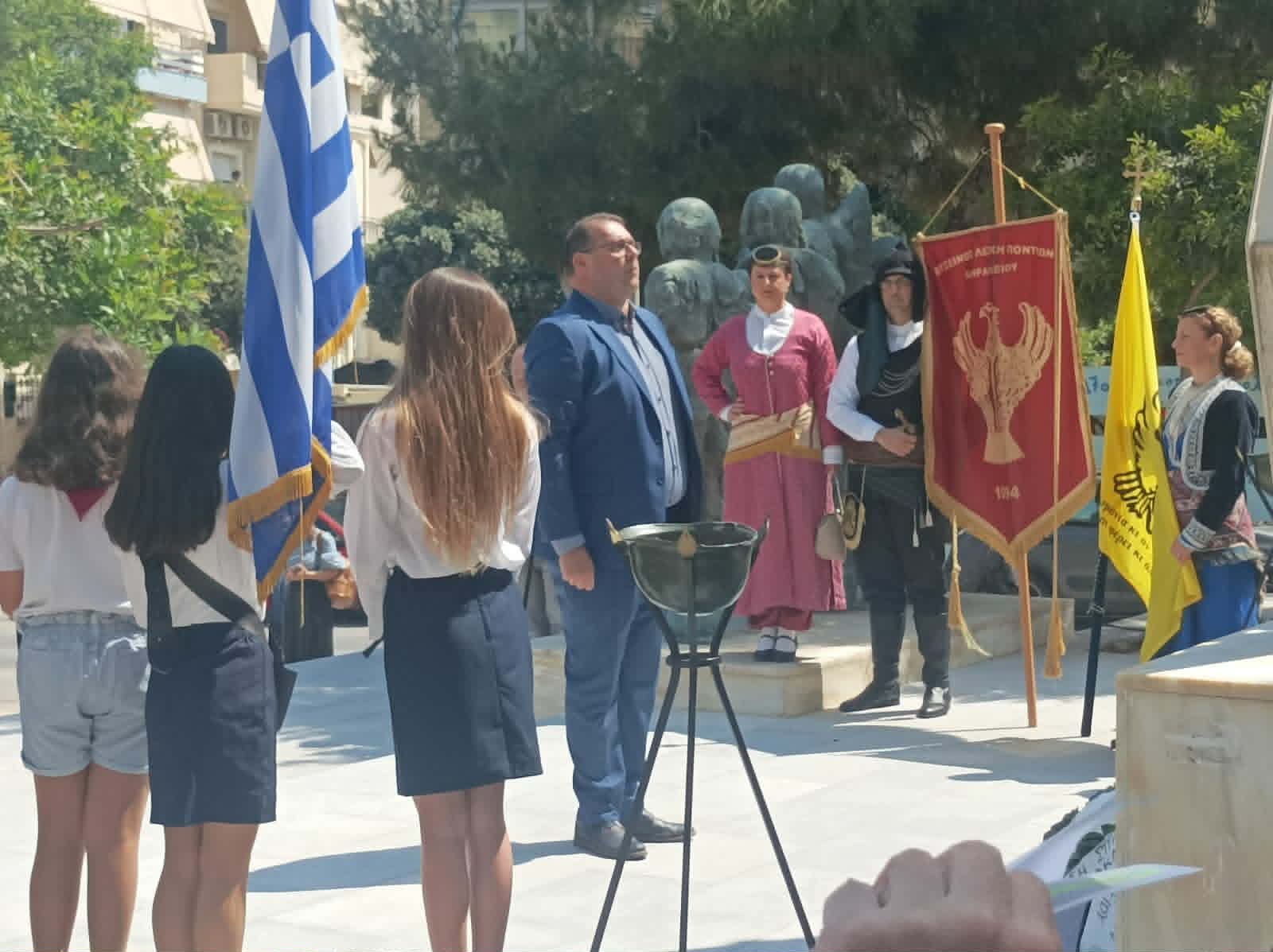 Συμμετοχή της Ένωσης Στρατιωτικών Περιφερειακής Ενότητας Ηρακλείου στην ΕΠΕΤΕΙΟ ΜΝΗΜΗΣ ΓΕΝΟΚΤΟΝΙΑΣ ΤΩΝ ΕΛΛΗΝΩΝ ΤΟΥ ΠΟΝΤΟΥ